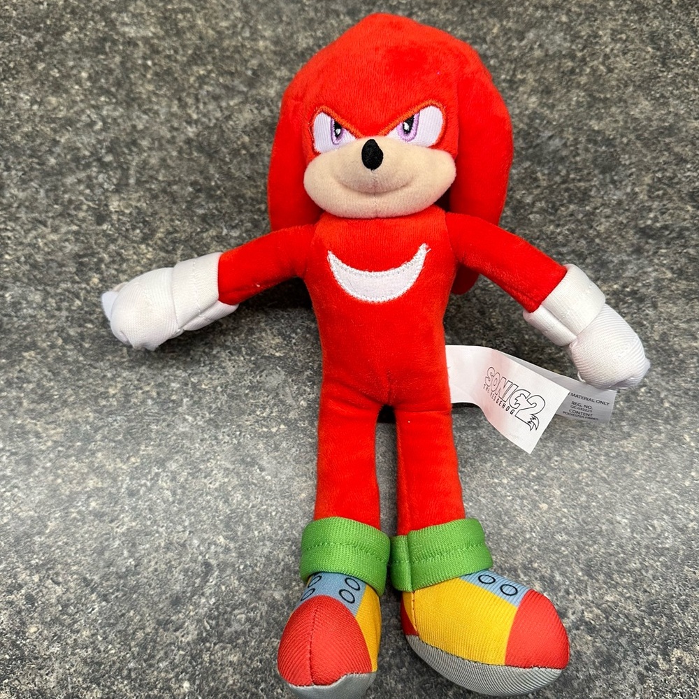 Sonic The Hedgehog 2 Knuckles 9 inch Plush